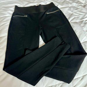 Banana Republic Black Leggings with Zipper Pockets, Size S